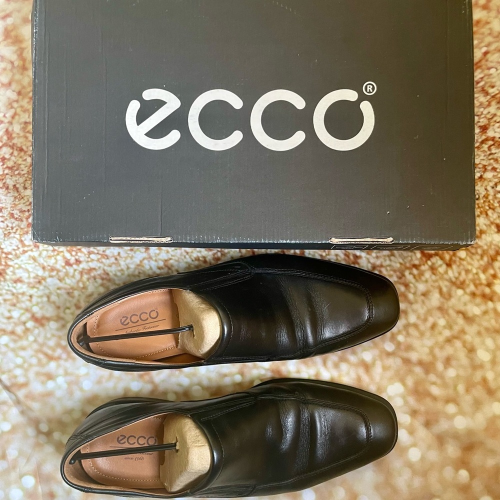 Ecco Cairo Slip On Leather Shoes US Size 10-10.5